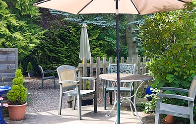 Outdoor sitting area