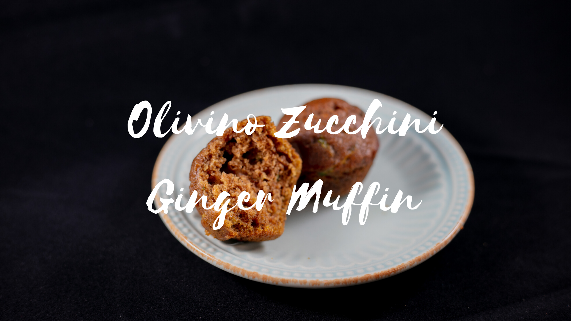Zucchini Ginger Muffins