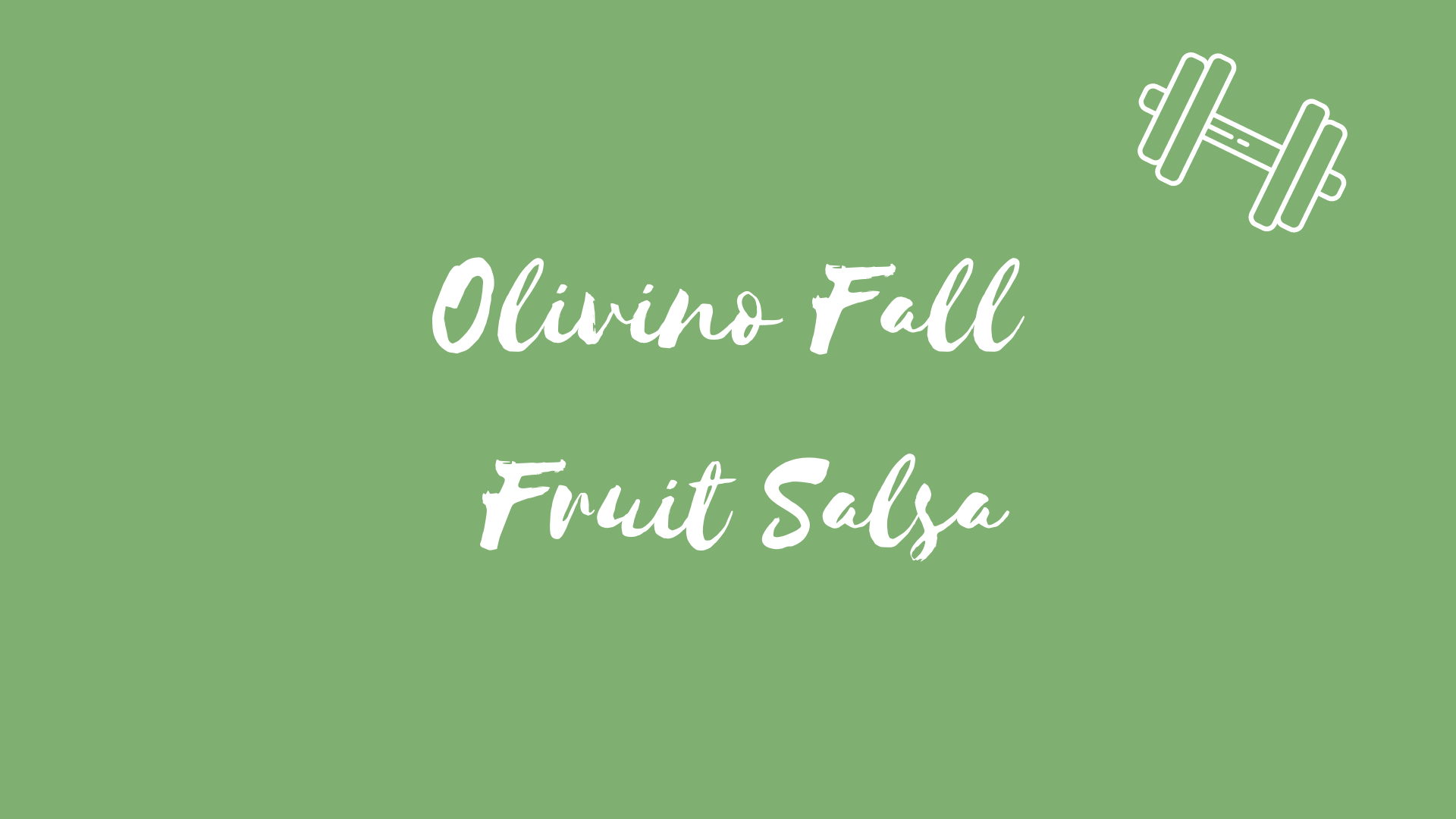 Fall Fruit Salsa