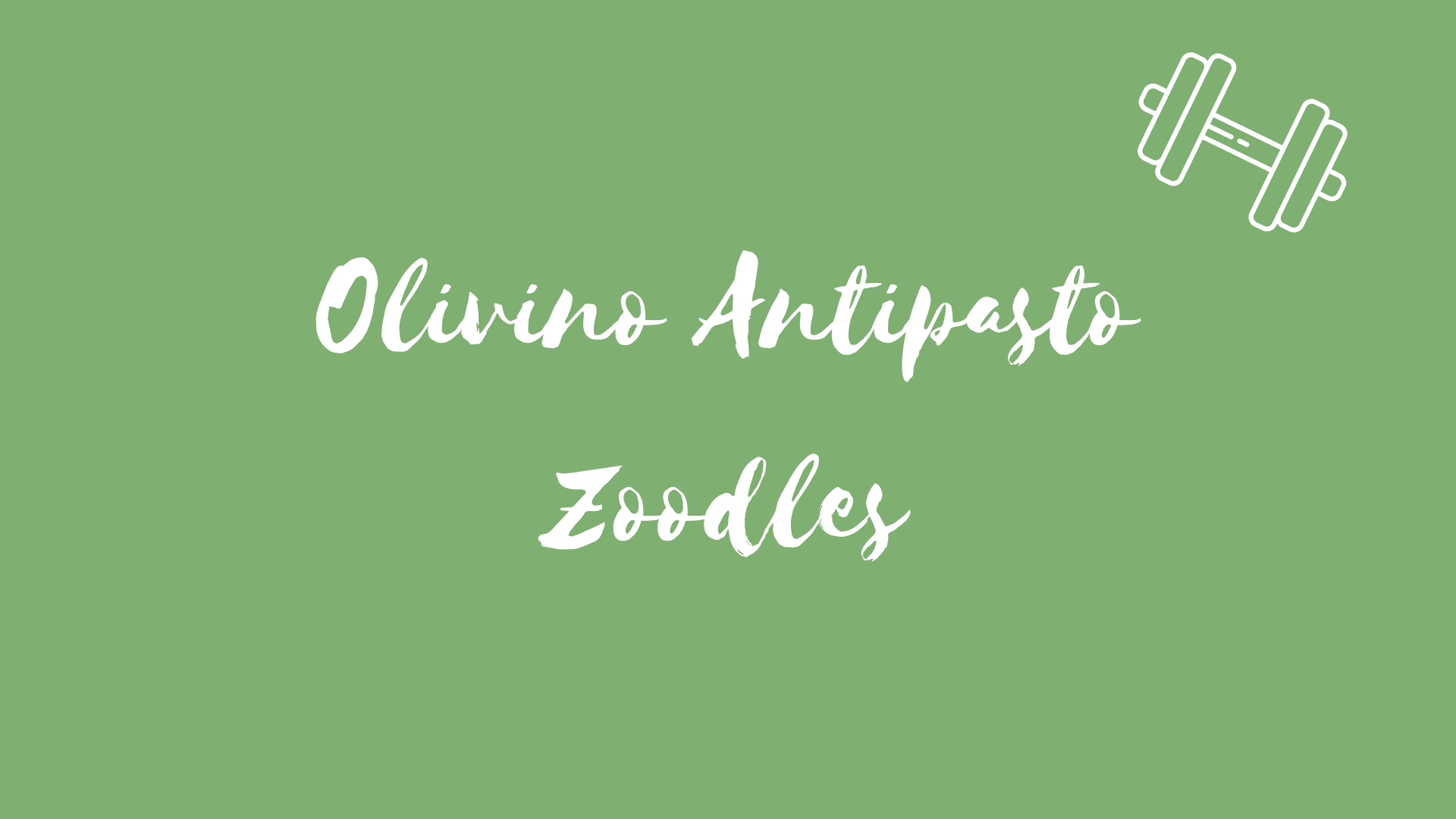 Antipasto Zoodle Salad