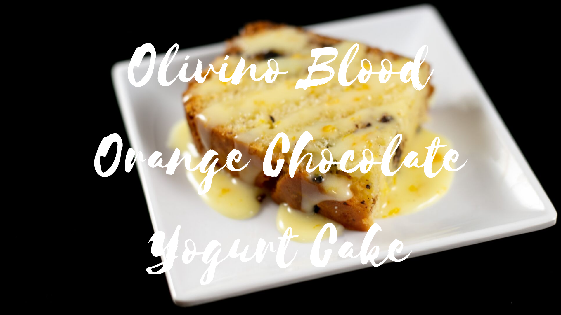 Blood Orange Chocolate Yogurt Cake