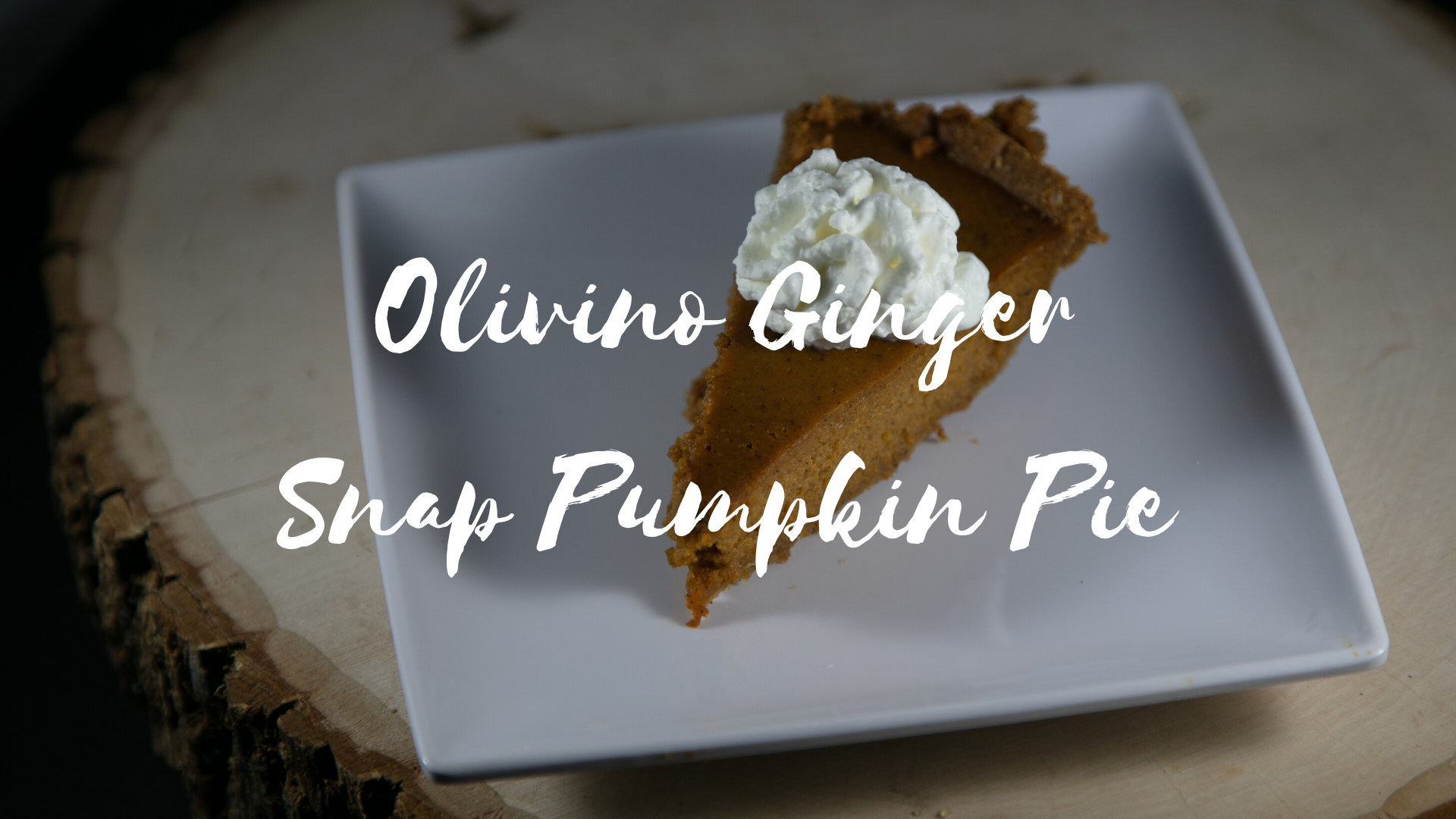Ginger Snap Pumpkin Pie