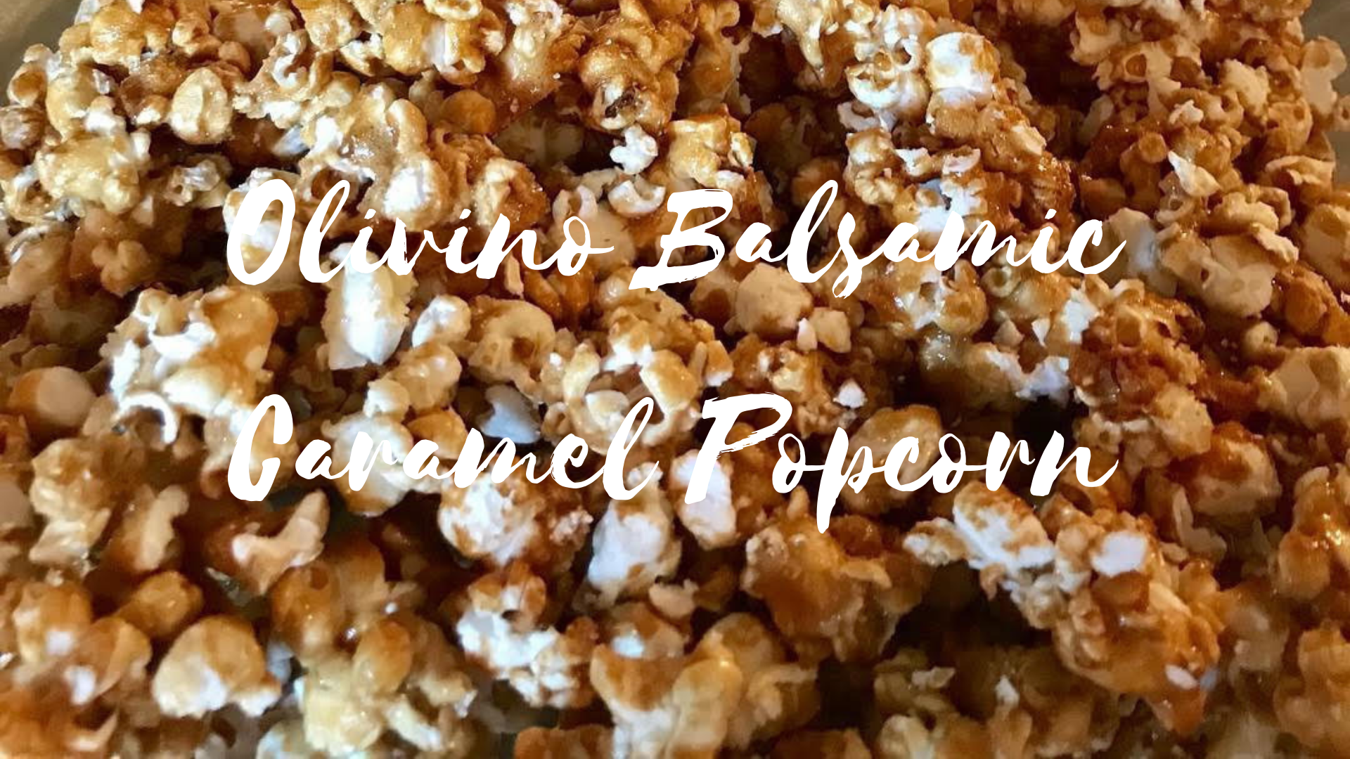 Balsamic Caramel Popcorn
