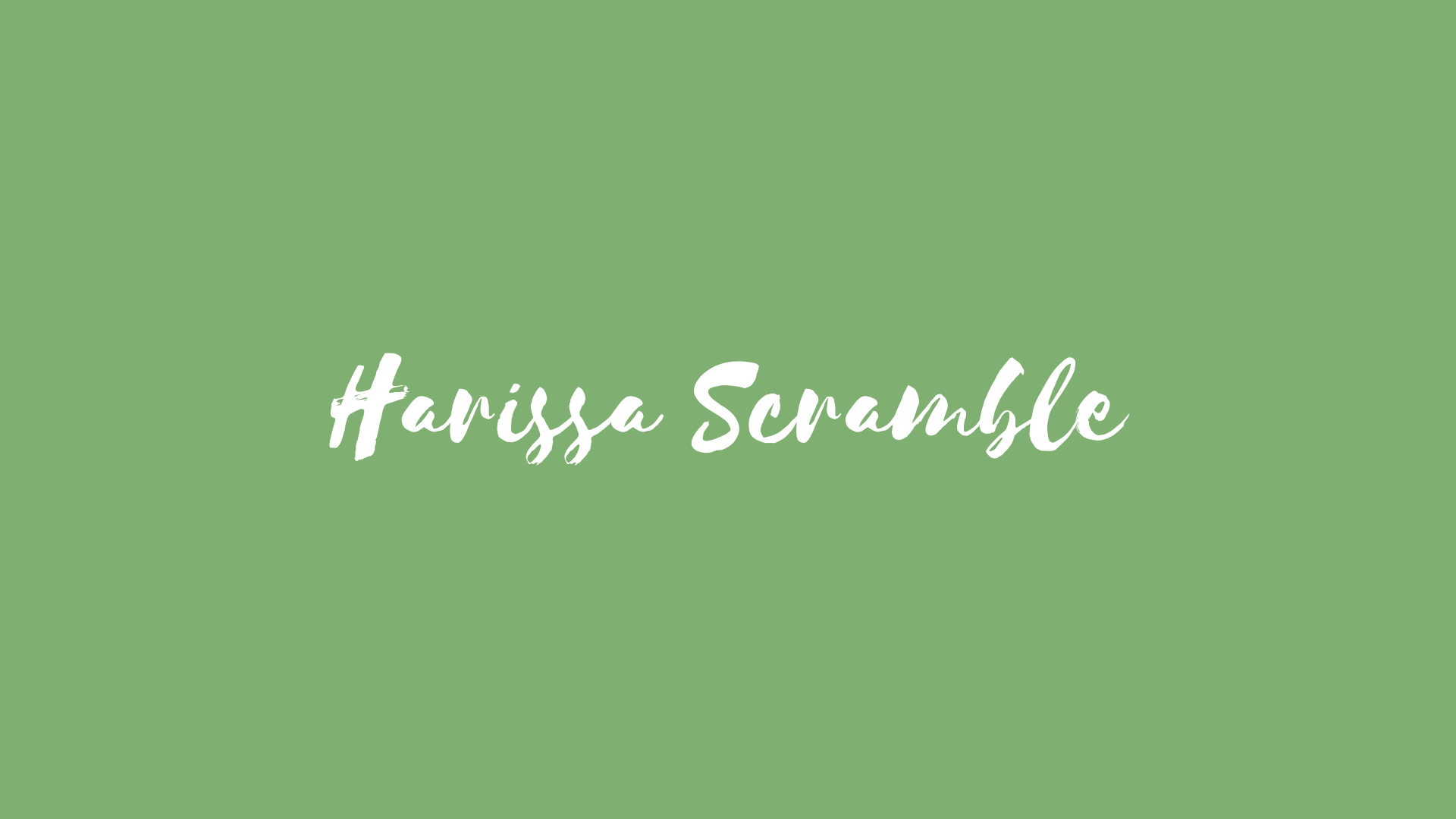 Harissa Scramble