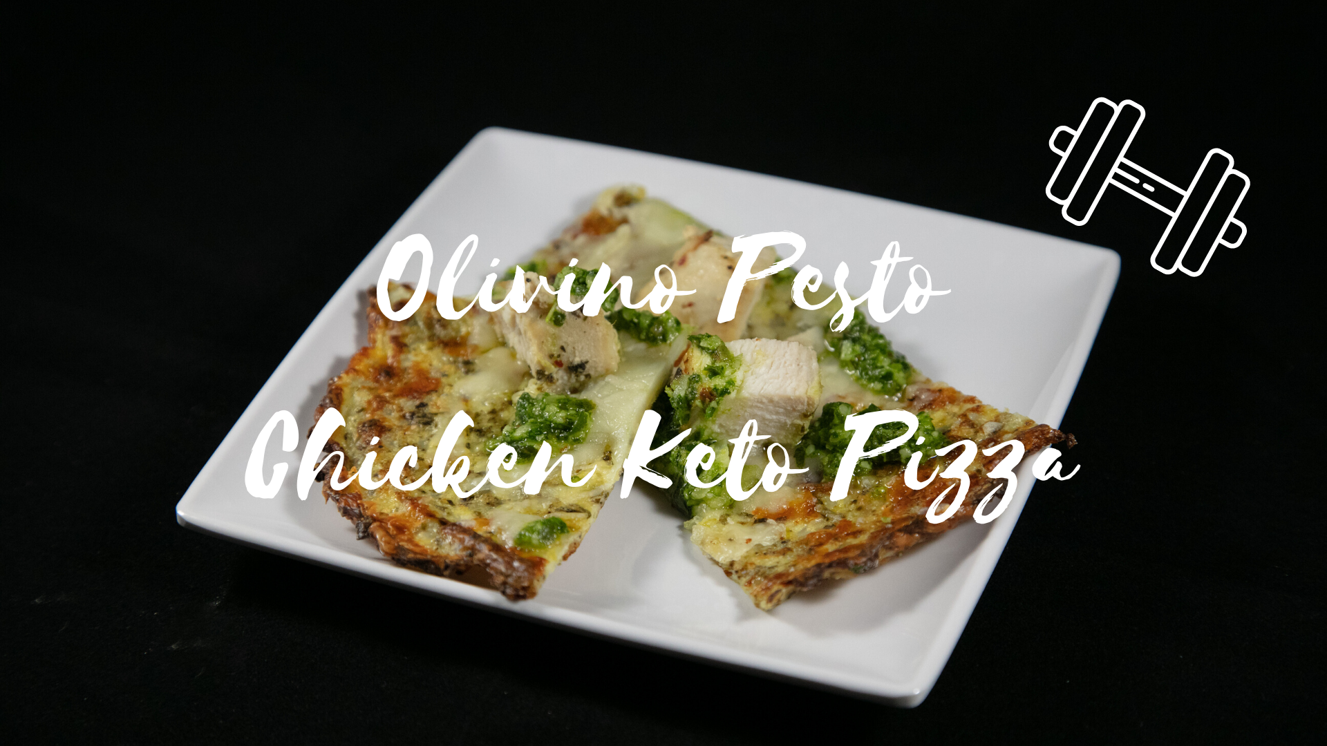 Pesto Chicken Keto Pizza