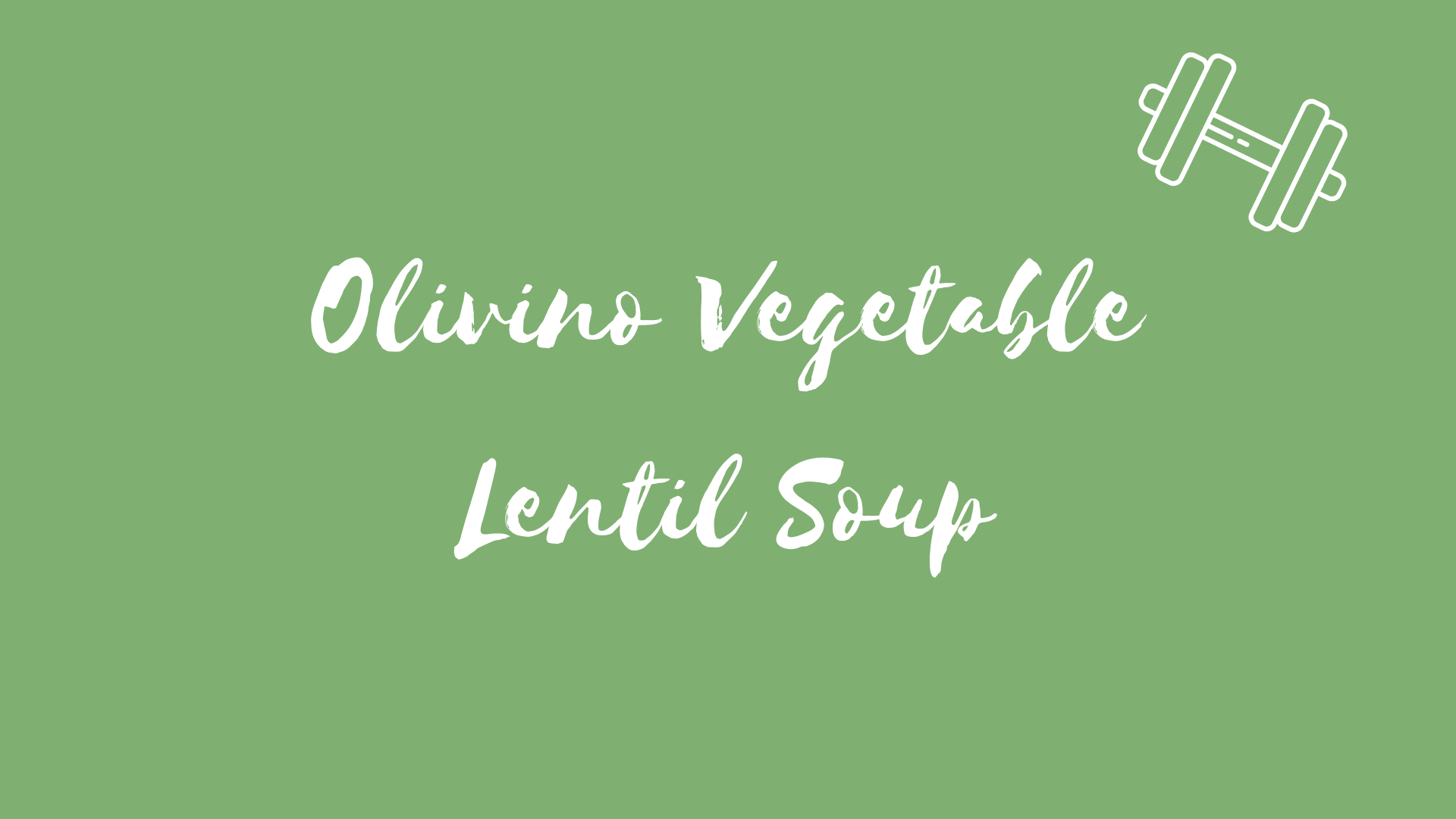 Vegetable Lentil Soup