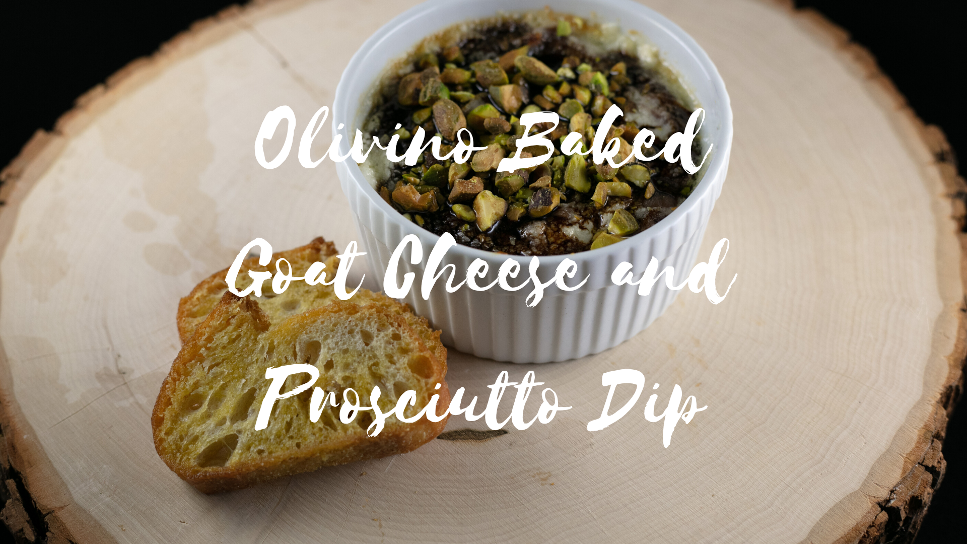 Baked Goat Cheese and Prosciutto Dip