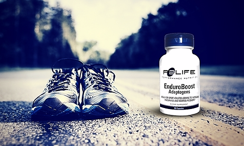 Athletes takes P2Life Enduroboost Adaptogens