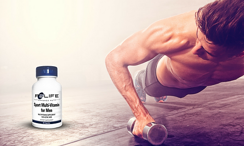 Athletes takes P2Life Sport Multivitamin For Men
