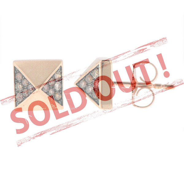 Pyramid Style Diamond Earrings from Australian Diamond Network